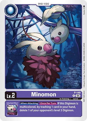 Minomon (Store Tournament 2024 Jul. - Sep. Participation Pack) [P-149] [Digimon Promotion Cards]