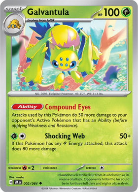 Galvantula [002/064] [Shrouded Fable] Reverse Holofoil