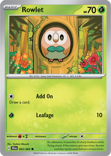 Rowlet [003/064] [Shrouded Fable]