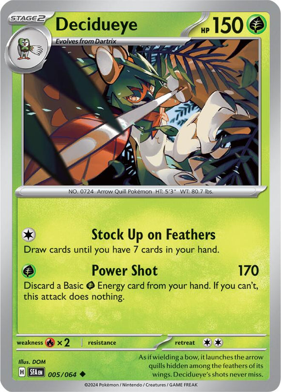 Decidueye [005/064] [Shrouded Fable] Reverse Holofoil