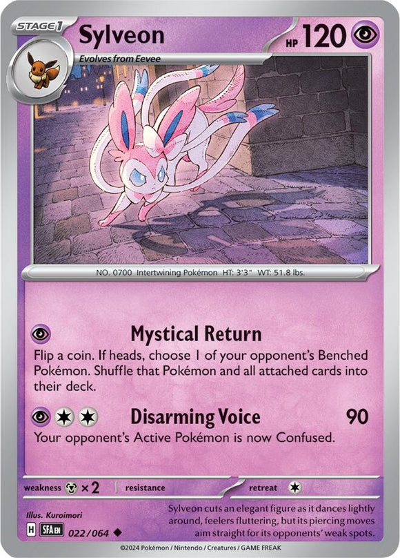 Sylveon [022/064] [Shrouded Fable] Reverse Holofoil