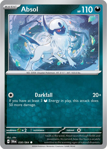 Absol [030/064] [Shrouded Fable] Reverse Holofoil