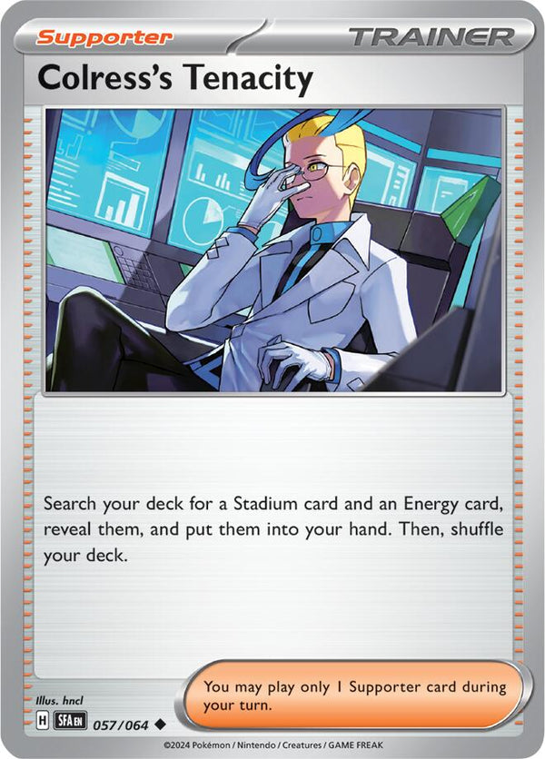 Colress's Tenacity [057/064] [Shrouded Fable] Reverse Holofoil