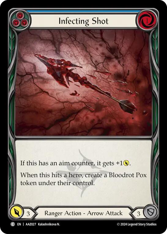 Infecting Shot (Blue) [AAZ027] [Armory Deck: Azalea]