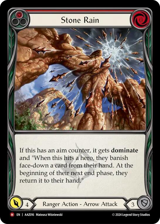 Stone Rain [AAZ016] [Armory Deck: Azalea] Rainbow Foil