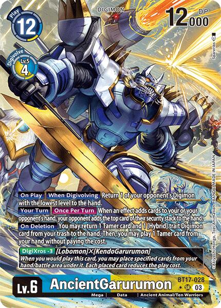 AncientGarurumon (Alternate Art) [BT17-028] [Secret Crisis] Foil