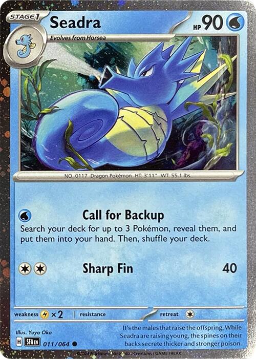Seadra (Cosmos Holo) [011/064] [Shrouded Fable] Holofoil