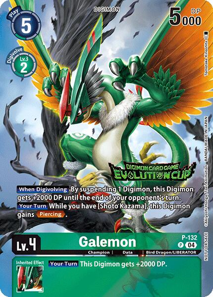 Galemon (August 2024 Evolution Cup Participant) [P-132] [Digimon Promotion Cards] Foil