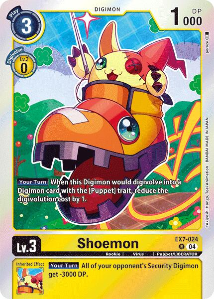 Shoemon [EX7-024] [Digimon LIBERATOR] Foil