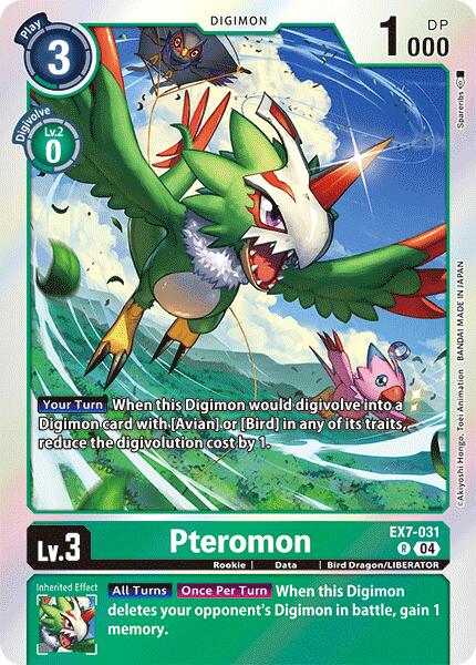 Pteromon [EX7-031] [Digimon LIBERATOR] Foil