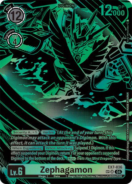 Zephagamon (Textured) [EX7-036] [Digimon LIBERATOR] Foil