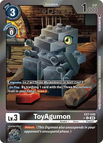 ToyAgumon (Foil) [EX7-040] [Digimon LIBERATOR] Foil