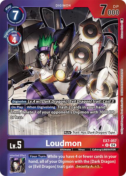 Loudmon (Foil) [EX7-057] [Digimon LIBERATOR] Foil