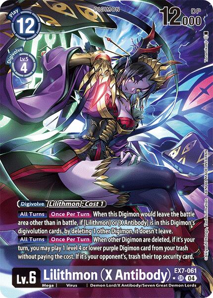 Lilithmon (X Antibody) (Alternate Art) [EX7-061] [Digimon LIBERATOR] Foil