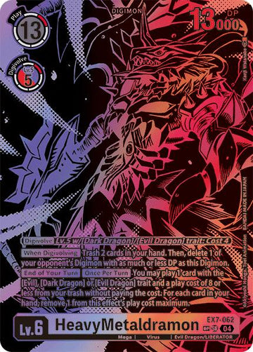 HeavyMetaldramon (Textured) [EX7-062] [Digimon LIBERATOR] Foil