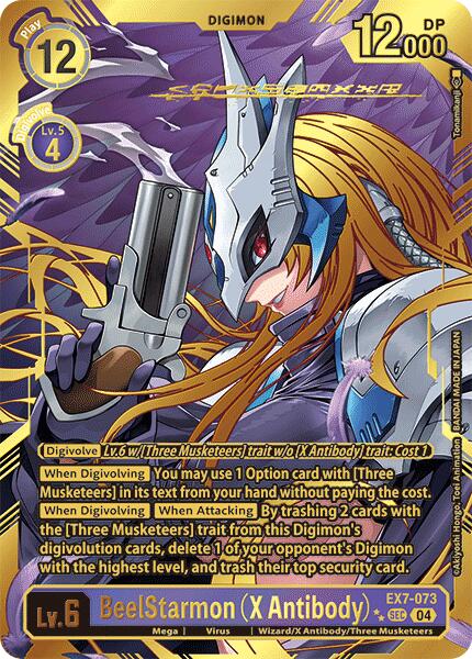 BeelStarmon (X Antibody) (Textured) [EX7-073 SCR] [Digimon LIBERATOR] Foil