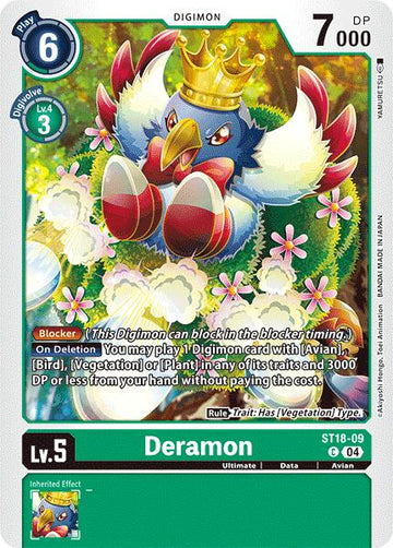 Deramon [ST18-09] [Starter Deck 18: Guardian Vortex]