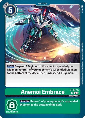 Anemoi Embrace [ST18-15] [Starter Deck 18: Guardian Vortex]