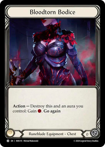 Bloodtorn Bodice [ROS115] [Rosetta] Cold Foil