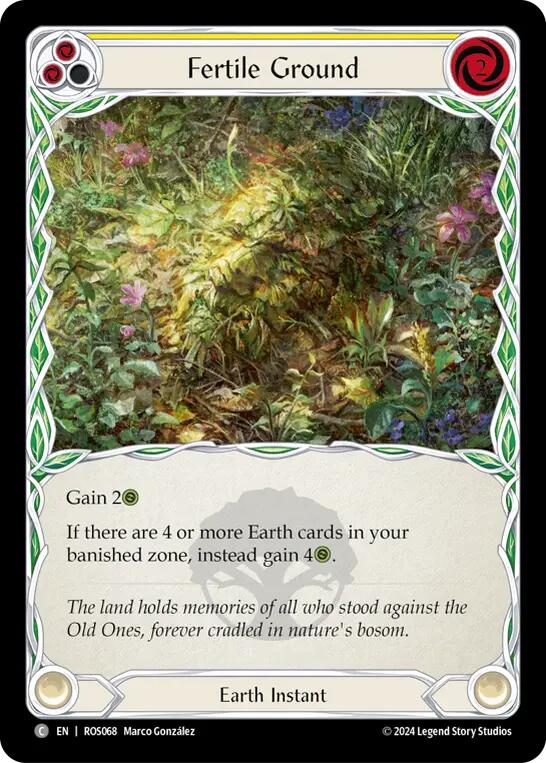 Fertile Ground (Yellow) [ROS068] [Rosetta]