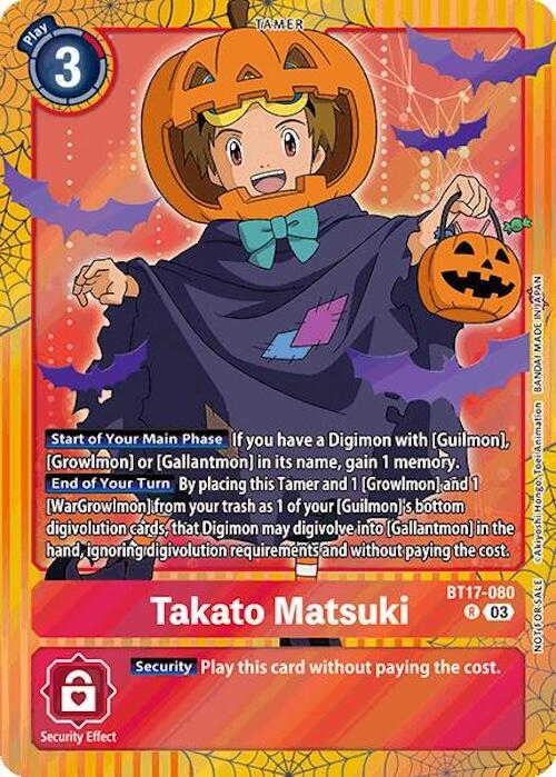 Takato Matsuki (Halloween Event 2024) [BT17-080] [Secret Crisis] Foil
