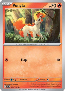 Ponyta [019/142] [Stellar Crown] Reverse Holofoil