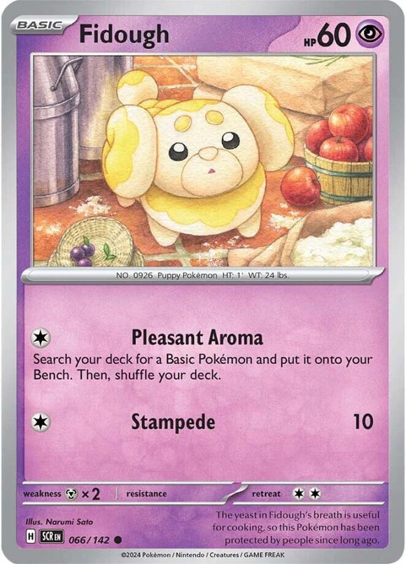 Fidough [066/142] [Stellar Crown] Reverse Holofoil