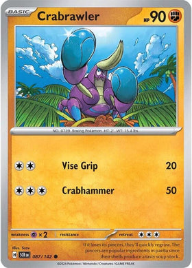 Crabrawler [087/142] [Stellar Crown]