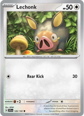 Lechonk [126/142] [Stellar Crown] Reverse Holofoil