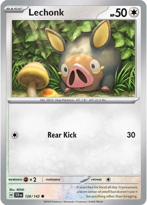 Lechonk [126/142] [Stellar Crown] Reverse Holofoil