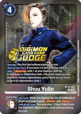 Shuu Yulin (Judge Pack 6) [BT15-087] [Exceed Apocalypse] Foil