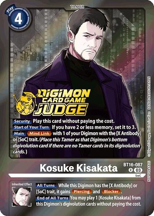 Kosuke Kisakata (Judge Pack 6) [BT16-087 R] [Beginning Observer] Foil