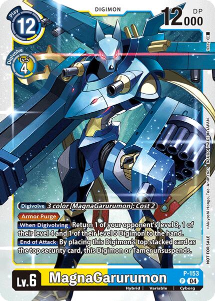 MagnaGarurumon (Store Tournament 2024 Oct. - Dec. Participation Pack) [P-153] [Digimon Promotion Cards]