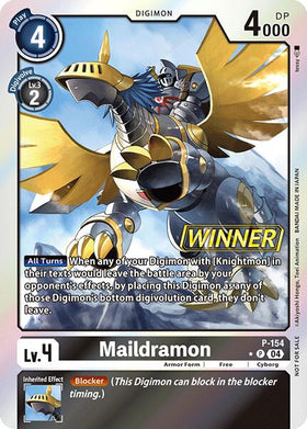 Maildramon (Store Tournament 2024 Oct. - Dec. Winner Pack) [P-154 P] [Digimon Promotion Cards] Foil