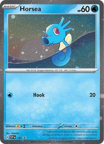 Horsea (Cosmos Holo) [137] [Scarlet & Violet Promo Cards] Holofoil