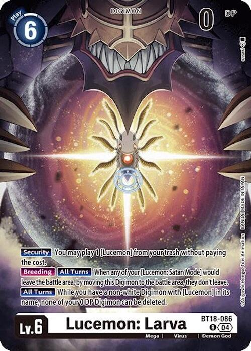 Lucemon: Larva [BT18-086] [Release Special Booster 2.0] Foil