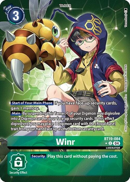 Winr (Alternate Art) [BT19-084 U] [Release Special Booster 2.0] Foil
