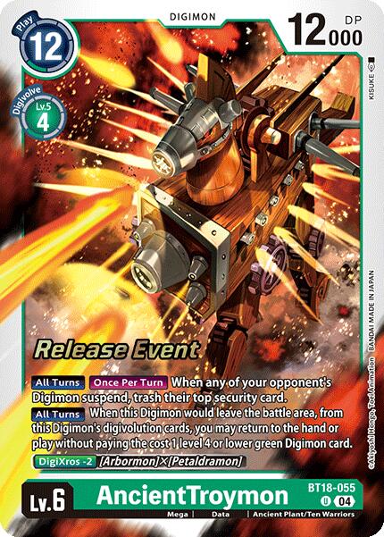 AncientTroymon [BT18-055] [Release Special Booster 2.0 Celebration Event Cards] Foil
