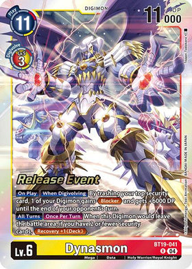 Dynasmon [BT19-041] [Release Special Booster 2.0 Celebration Event Cards] Foil
