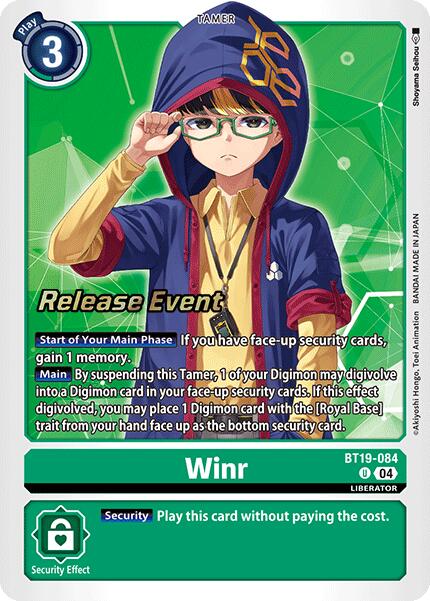 Winr [BT19-084] [Release Special Booster 2.0 Celebration Event Cards] Foil