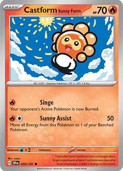 Castform Sunny Form [020/191] [Surging Sparks]