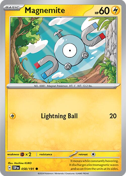 Magnemite [058/191] [Surging Sparks] Reverse Holofoil
