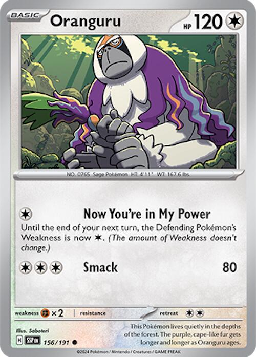 Oranguru [156/191] [Surging Sparks]