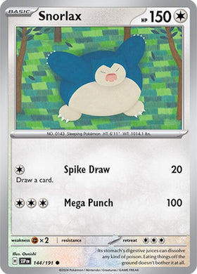 Snorlax [144/191] [Surging Sparks]