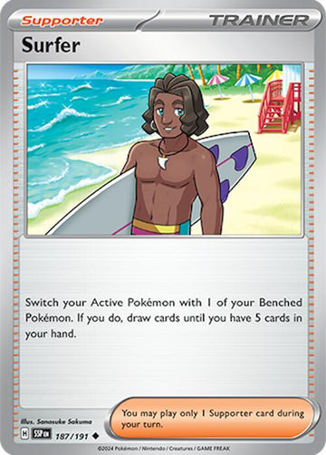 Surfer [187/191] [Surging Sparks] Reverse Holofoil
