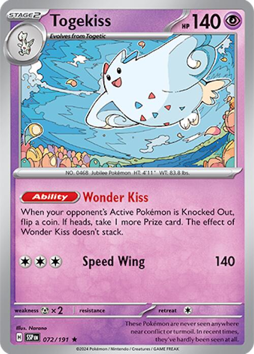 Togekiss [072/191] [Surging Sparks] Reverse Holofoil