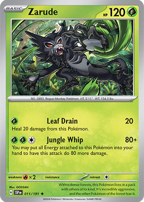 Zarude [011/191] [Surging Sparks] Reverse Holofoil