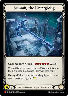 Summit, the Unforgiving [AJV002] [Armory Deck: Jarl Vetreidi] Rainbow Foil
