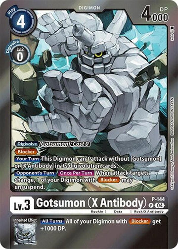Gotsumon (X Antibody) (Reprint) [P-144] [Special Limited Set] Foil