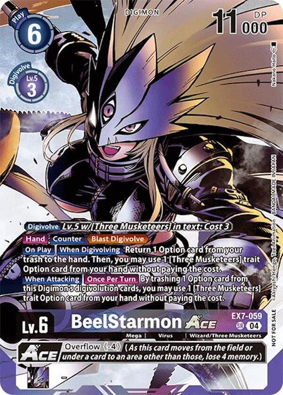 BeelStarmon ACE (Alternate Art) (Box Topper) [EX7-059 SR] [Special Limited Set] Foil